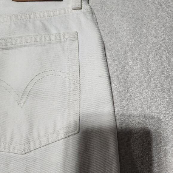 Levi's 501 original 29x30 sit at waist women-button fly white - Picture 7 of 7